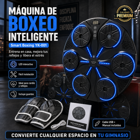 Boxing Pro YK-001 — Máquina de Boxeo Inteligente + Guantes