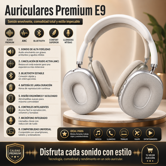 AirSound Pro Max — Auriculares Bluetooth con ANC