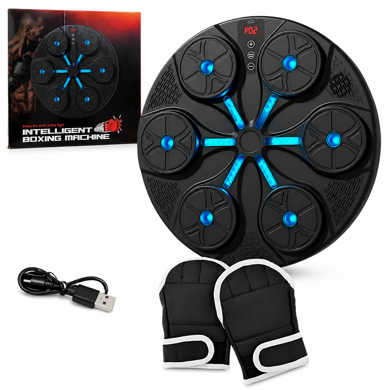 Boxing Pro YK-001 — Máquina de Boxeo Inteligente + Guantes