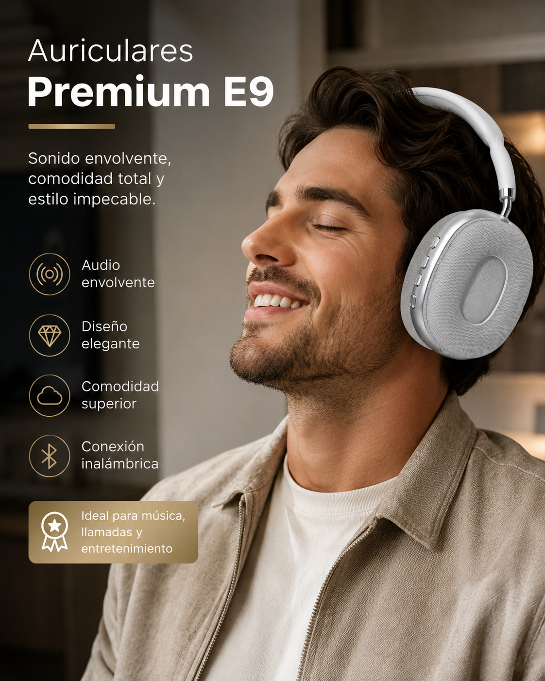 AirSound Pro Max — Auriculares Bluetooth con ANC
