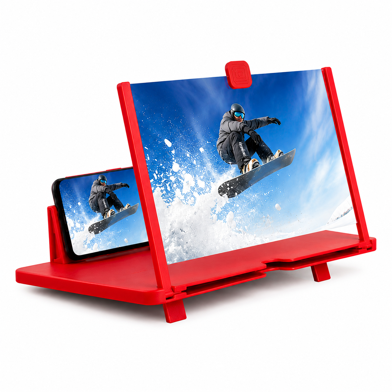 CinemaZoom HD 12 — Amplificador de Pantalla 12" para Móvil